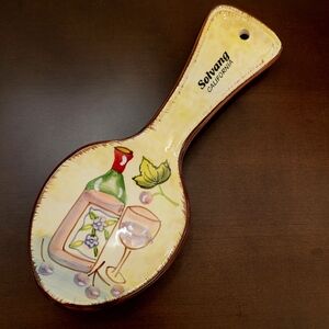 Solvang California Ceramic Spoon Rest
